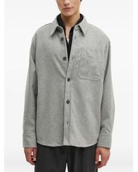 A.P.C. - Button-Down-Hemd Mit Brusttasche - Lyst