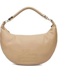 Love Moschino - Sac Cabas À Anse Tressée Et À Logo - Lyst