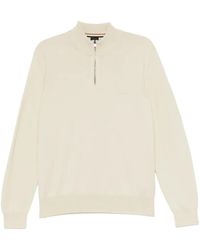 BOSS - Pull À Col Zippé - Lyst