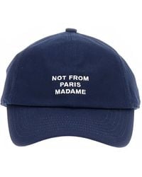 Drole de Monsieur - Embroidery Round-Brim Baseball Cap - Lyst