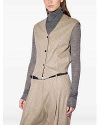 Liviana Conti - Cooper Button-Up Waistcoat - Lyst