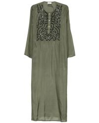 P.A.R.O.S.H. - Beaded-Embellishment Maxi Dress - Lyst
