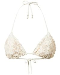 Twinset - Haut De Bikini À Fleurs Brodées - Lyst