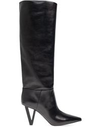 Versace - Bottines V2025 En Cuir - Lyst