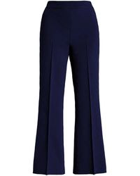 High Sport - Kick Flared Broek Met Geplooide Voorkant - Lyst