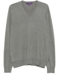 Ralph Lauren - V-Neck Long-Sleeve Sweater - Lyst