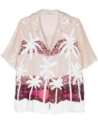 P.A.R.O.S.H. - Camicia Palms Con Paillettes - Lyst