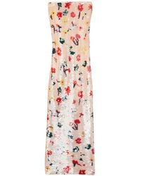Tory Burch - Strapless Sequin Dress - Lyst