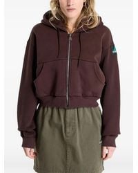 adidas - Zipped Cropped Hoodie - Lyst