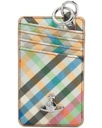 Vivienne Westwood - Plaid Vertical Card Holder - Lyst