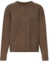 Loulou de Saison - Aidar Crew-Neck Button-Up Cardigan - Lyst