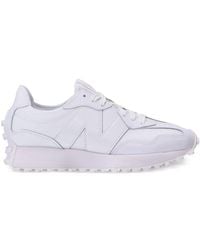New Balance - 327 Leather Sneakers - Lyst