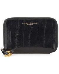 Gianni Chiarini - Small Eel-Print Leather Wallet - Lyst