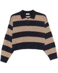 Brunello Cucinelli - Half-Button Polo Top - Lyst