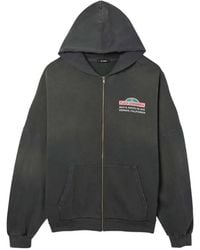Willy Chavarria - Plaza Graphic-Print Zip-Up Hoodie - Lyst