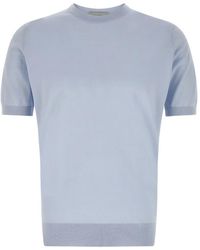 John Smedley - Kempton Crew-Neck T-Shirt - Lyst