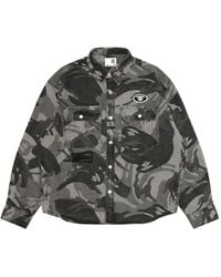 Aape By A Bathing Ape - Moonface Camouflage Patch Shirt - Lyst