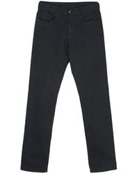 Canali - Logo-Patch Trousers - Lyst