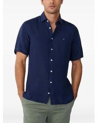 Hackett - Garment-Dyed Linen Shirt - Lyst