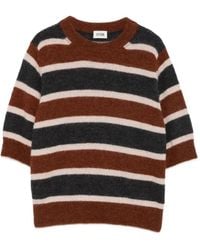 DRYKORN - Sanidy Striped Short-Sleeve Sweater - Lyst