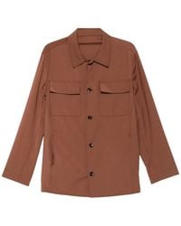 Michael Coal - James Pocket Button-Fastening Overshirt - Lyst