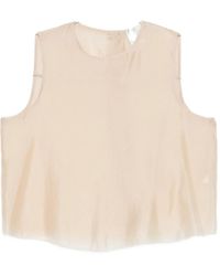Forte Forte - Round-neck Sleeveless Top - Lyst