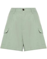 Woolrich - Pleated Cargo Shorts - Lyst