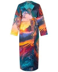 Roberto Cavalli - Mantel Mit Abstraktem Muster - Lyst