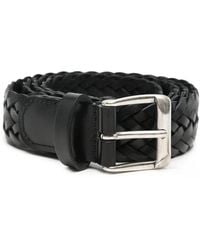 Anderson's - Cinturón De Piel Con Diseño Tejido - Lyst