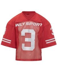 Willy Chavarria - T-Shirt Con Scollo A V - Lyst