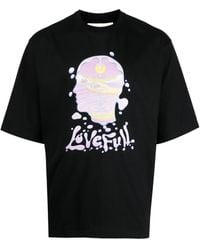 GmbH - T-Shirt Mit Grafischem Print - Lyst