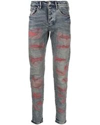 Purple Brand - Distressed-Effect Slim-Fit Jeans - Lyst