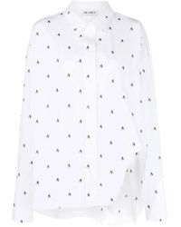The Attico - Camicia diana oversize - Lyst