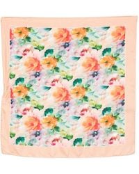 D'Aniello - Floral-Print Scarf - Lyst
