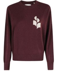 Isabel Marant - Marisans Mixed Cotton Logo Sweater Clothing - Lyst