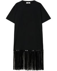 Twinset - Sequin-Fringe T-Shirt - Lyst
