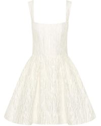Rebecca Vallance - Vanilla Dreams Square-Neck Mini Dress - Lyst