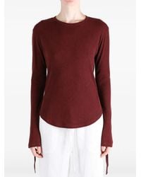 Ann Demeulemeester - Dot Ribbed-Knit Long-Sleeve T-Shirt - Lyst