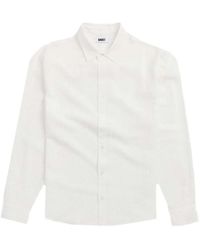 KROST - Jordan Wrinkle-Texture Striped Shirt - Lyst