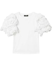 Twinset - Camiseta de manga de organza - Lyst