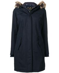 Barbour Fur Hood Trim Parka - Blue