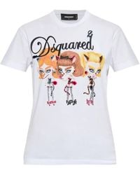 DSquared² - Logo T-Shirt - Lyst