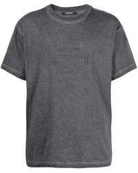 A_COLD_WALL* - T-shirt en coton biologique à logo brodé - Lyst