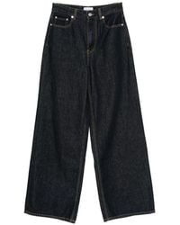 Ganni - Essentials Rinse Denim Lari - Lyst