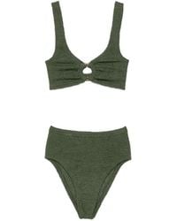 Hunza G - Ring-Detail Crinkle-Effect Bikini - Lyst