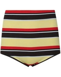 Rabanne - Striped-Pattern Knit Shorts - Lyst