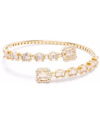 Monan - 18Kt Diamond Cuff Bracelet - Lyst