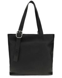 Loewe - Loop Leather Tote Bag - Lyst