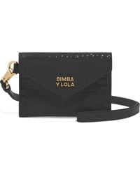 Bimba Y Lola - Tarjetero con efecto de piel de cocodrilo - Lyst