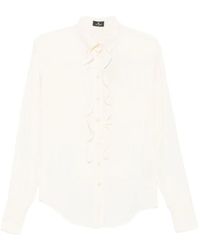 Etro - Ruffled Paisley-Jacquard Shirt - Lyst